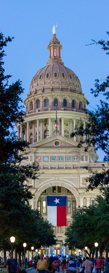 Deck the Capitol  in Austin, Texas