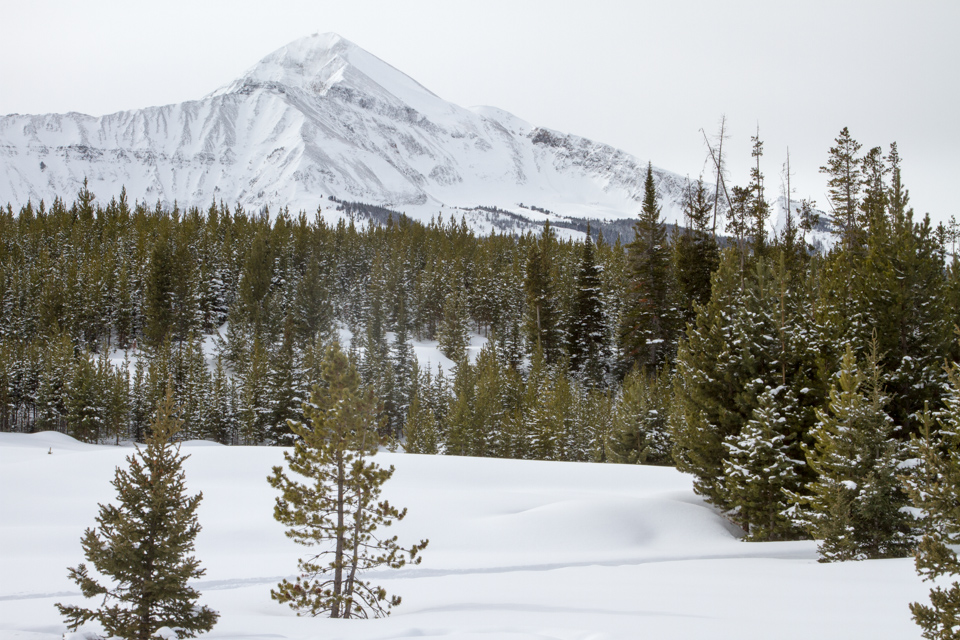 Unbroken Snow in Yellowstone Club, Montana