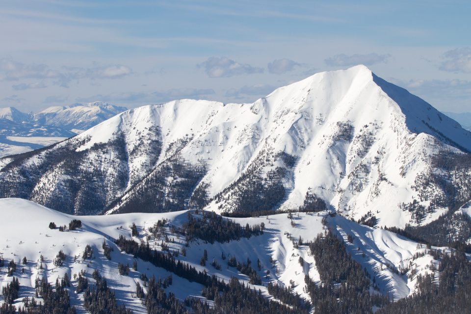 Winter in Yellowstone Club, Montana