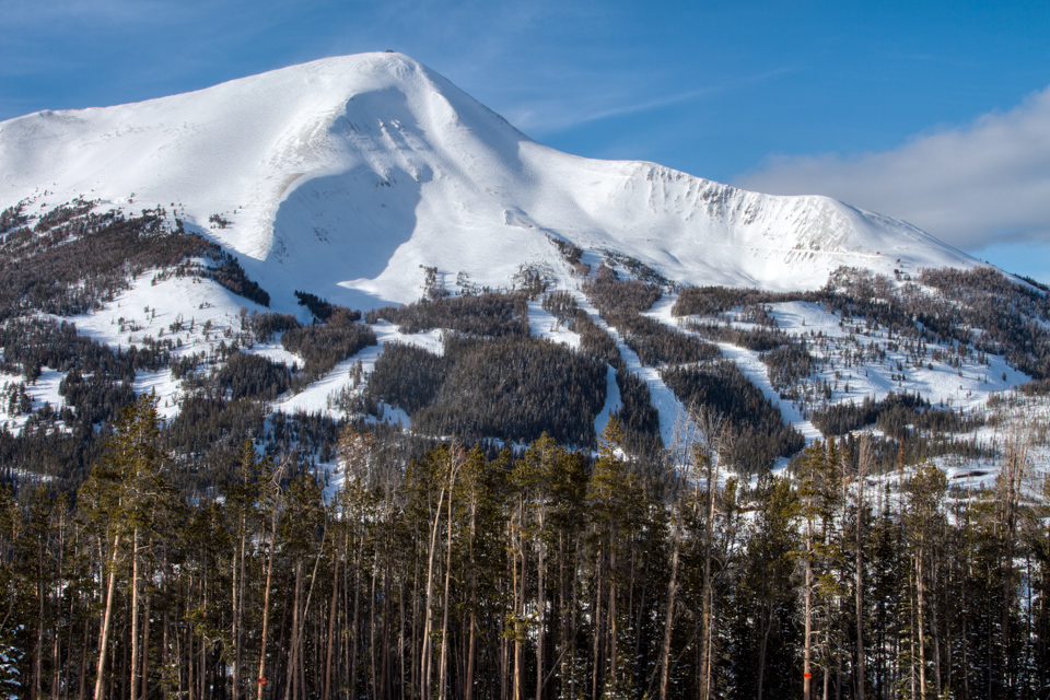 Lone Mountain in Yellowstone Club, Montana