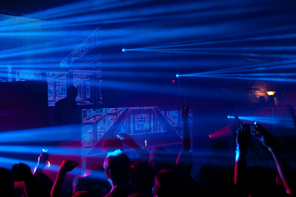 Light Beams in Austin, Texas