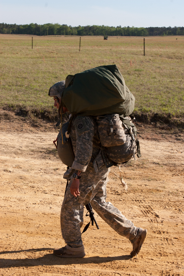 Pack, weapon, parachute... in Columbus, Georgia