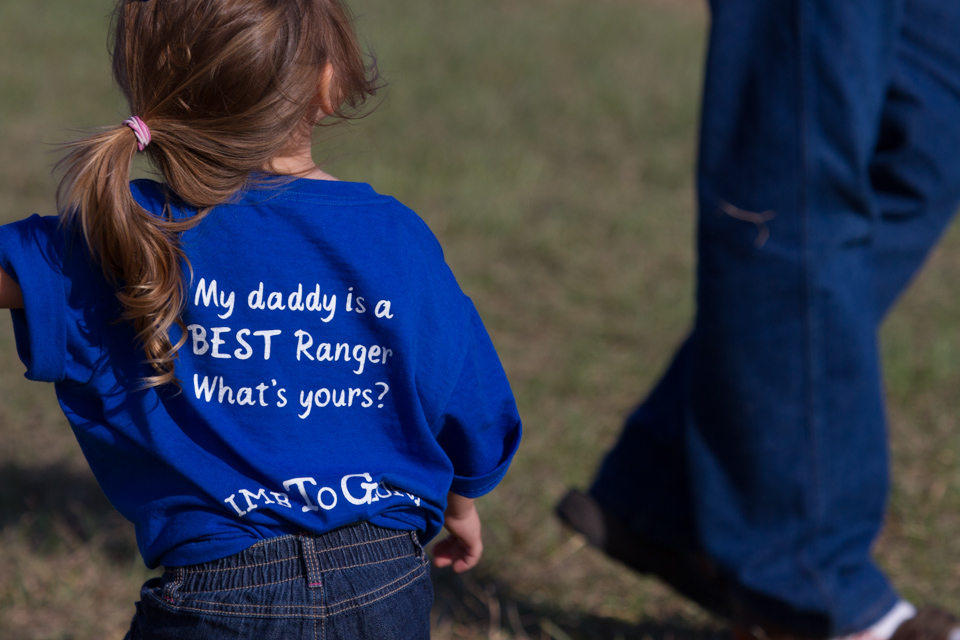 Proud of Daddy in Columbus, Georgia