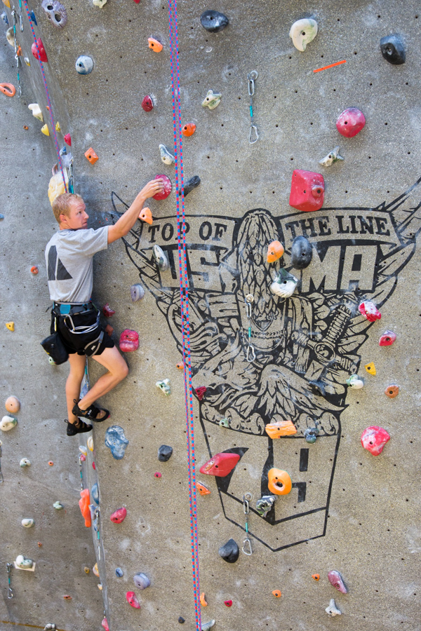 On Belay in West Point, New York