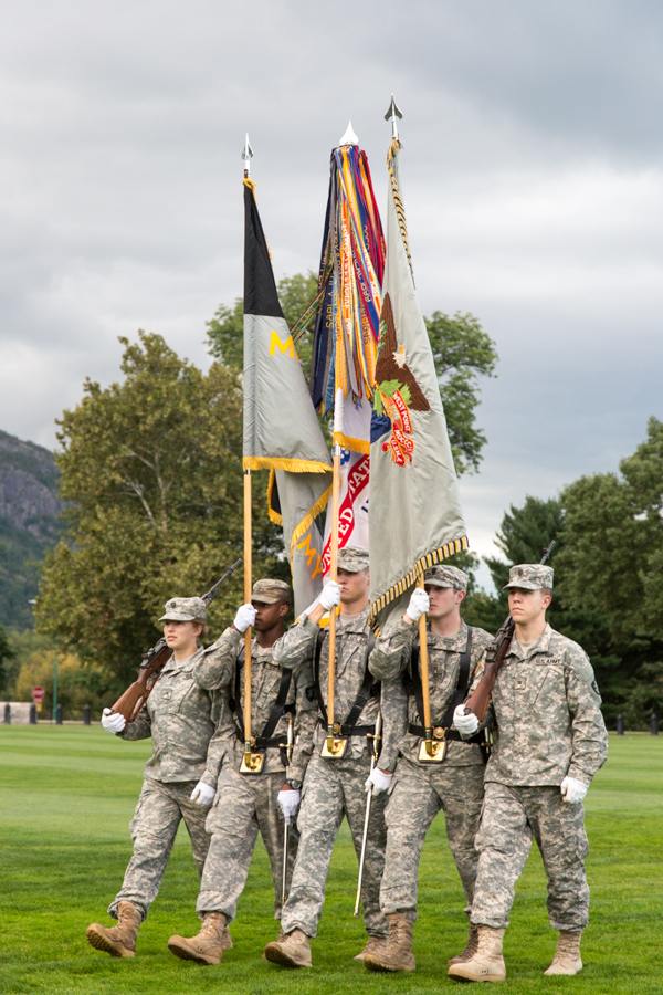 Color Guard in West Point, New York