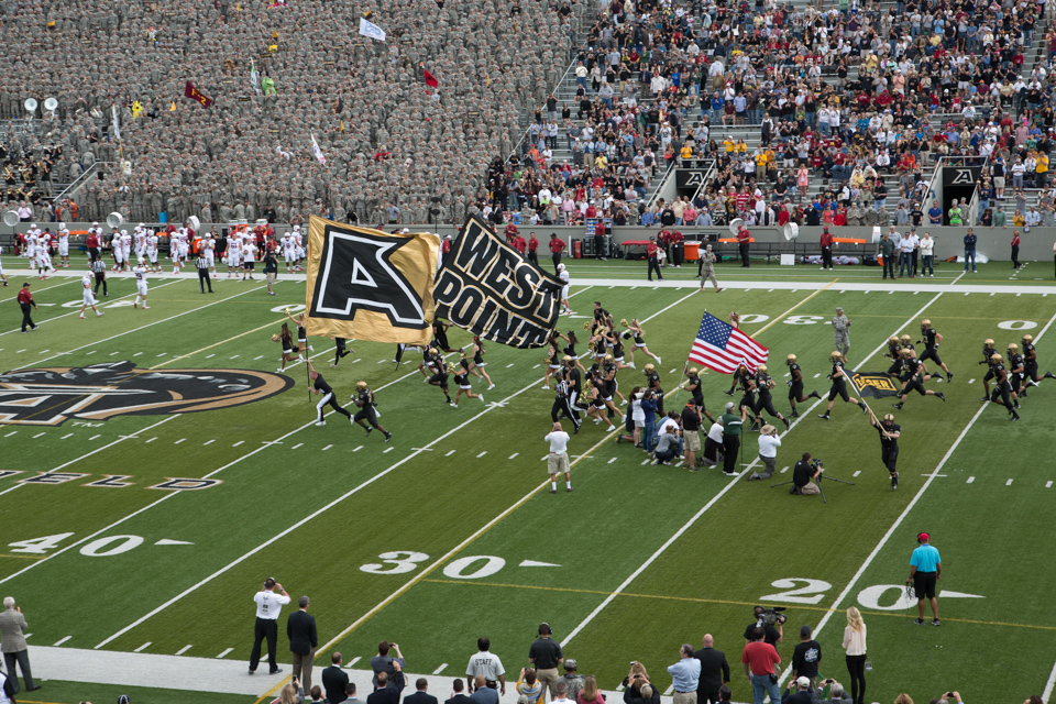 Entering the Field in West Point, New York