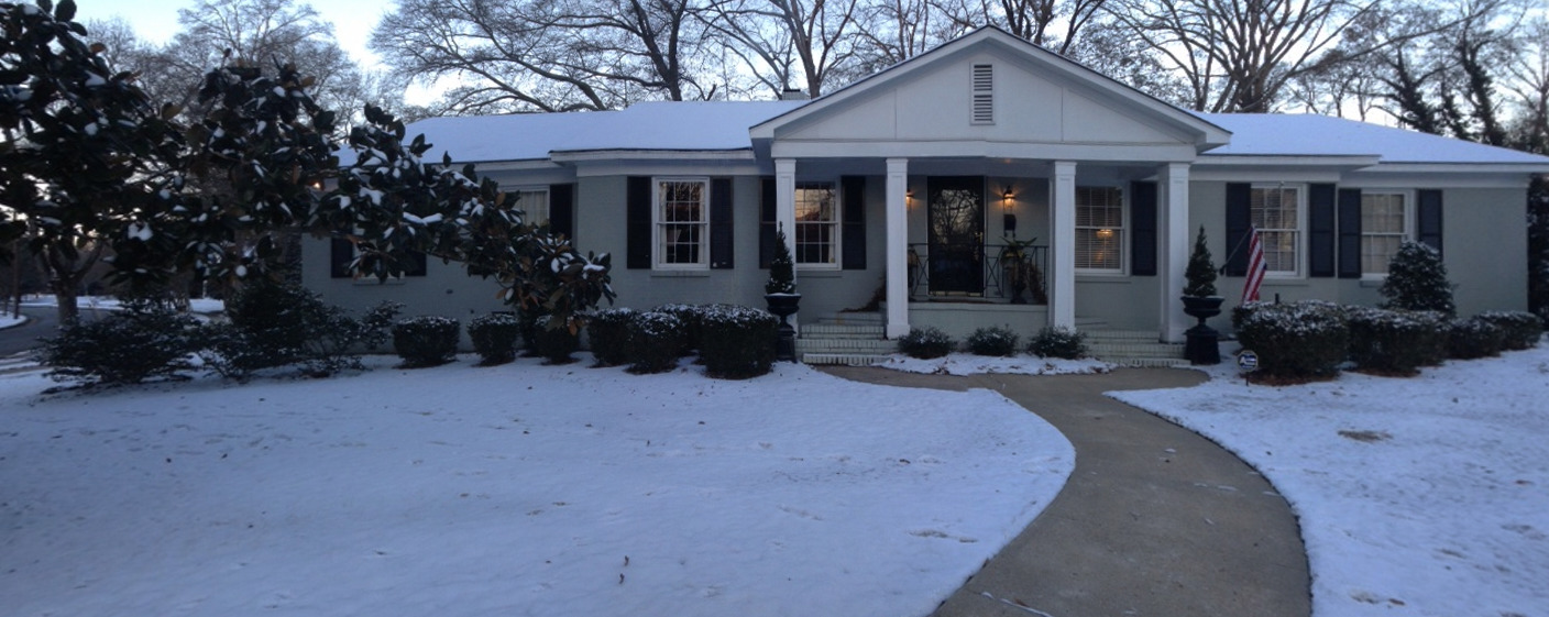Georgia in the Snow in Columbus, Georgia