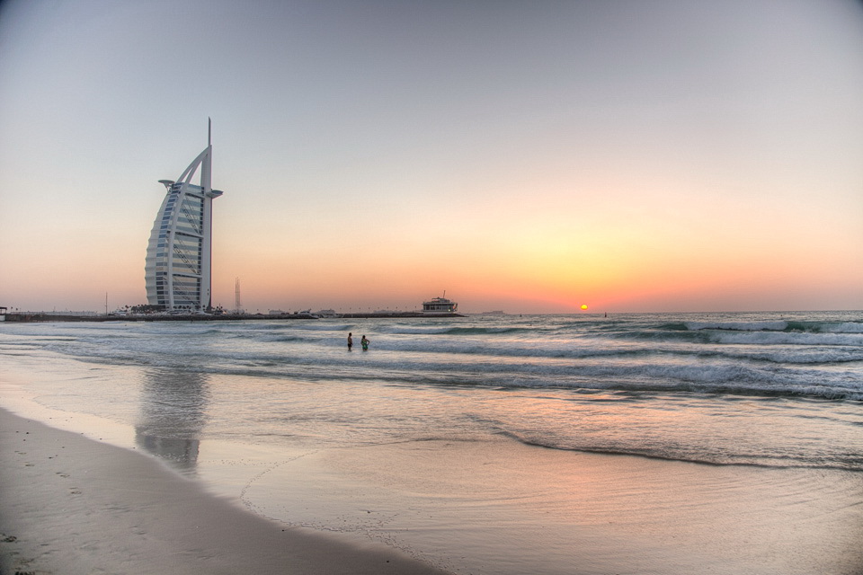 Arabian Sunset in Dubai, UAE