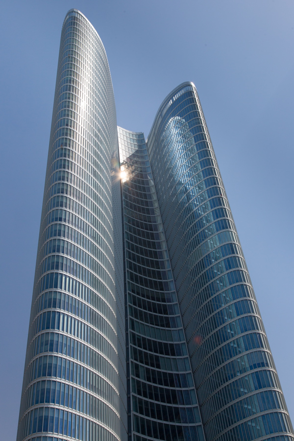 Folded Building in Abu Dhabi, UAE