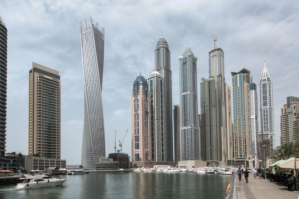 Dubai Marina in Dubai, UAE