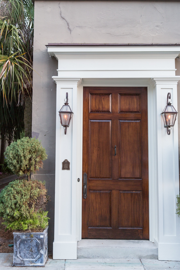 Wooden Door in Charleston, South Carolina