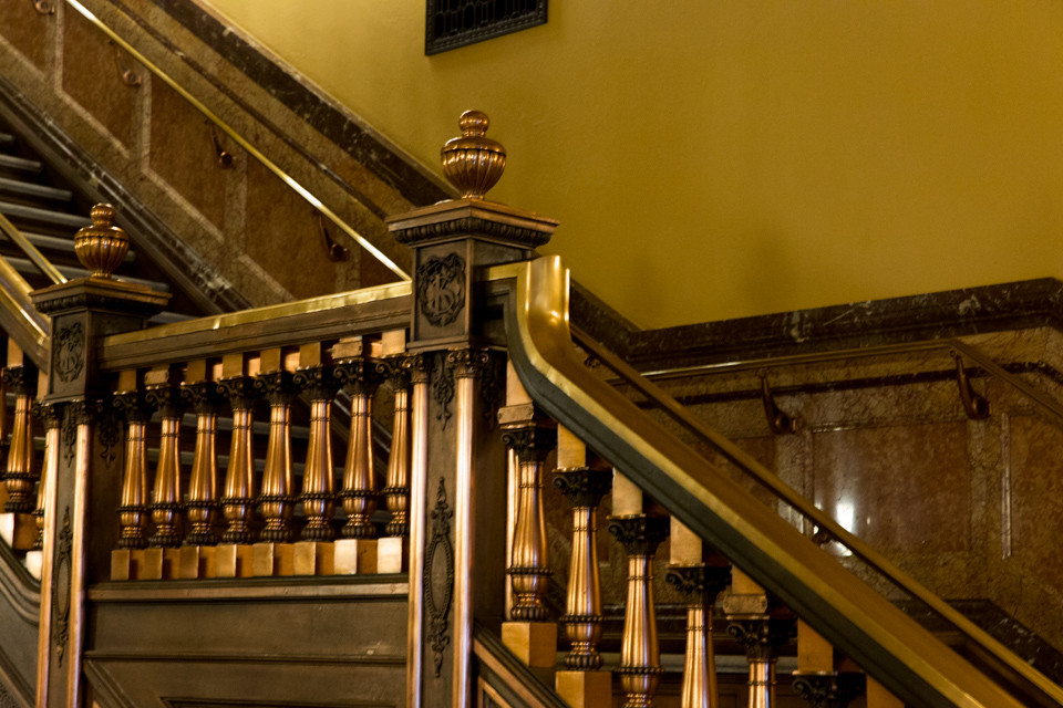 Brass Balustrade  in Topeka, Kansas