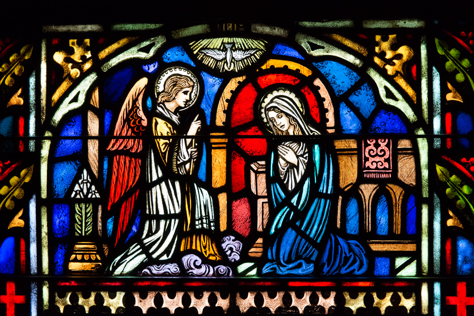Stained Glass Detail in Topeka, Kansas