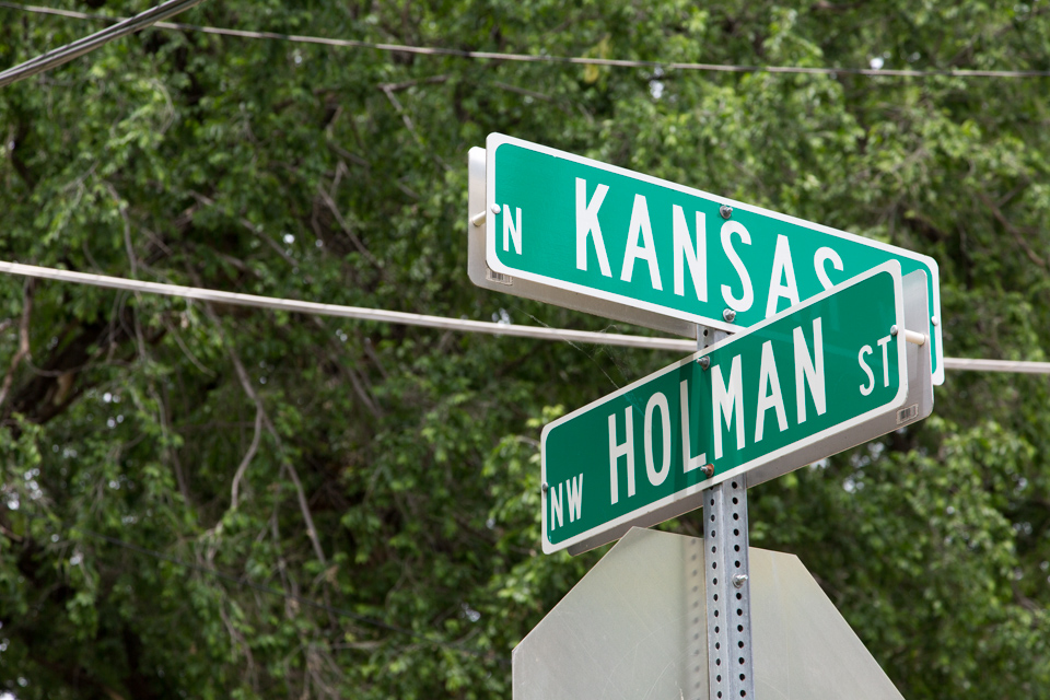 Holman Street in Topeka, Kansas