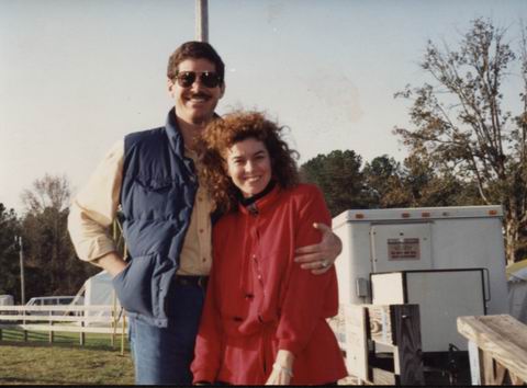 Cal and Virginia Ann at the Steeplechase